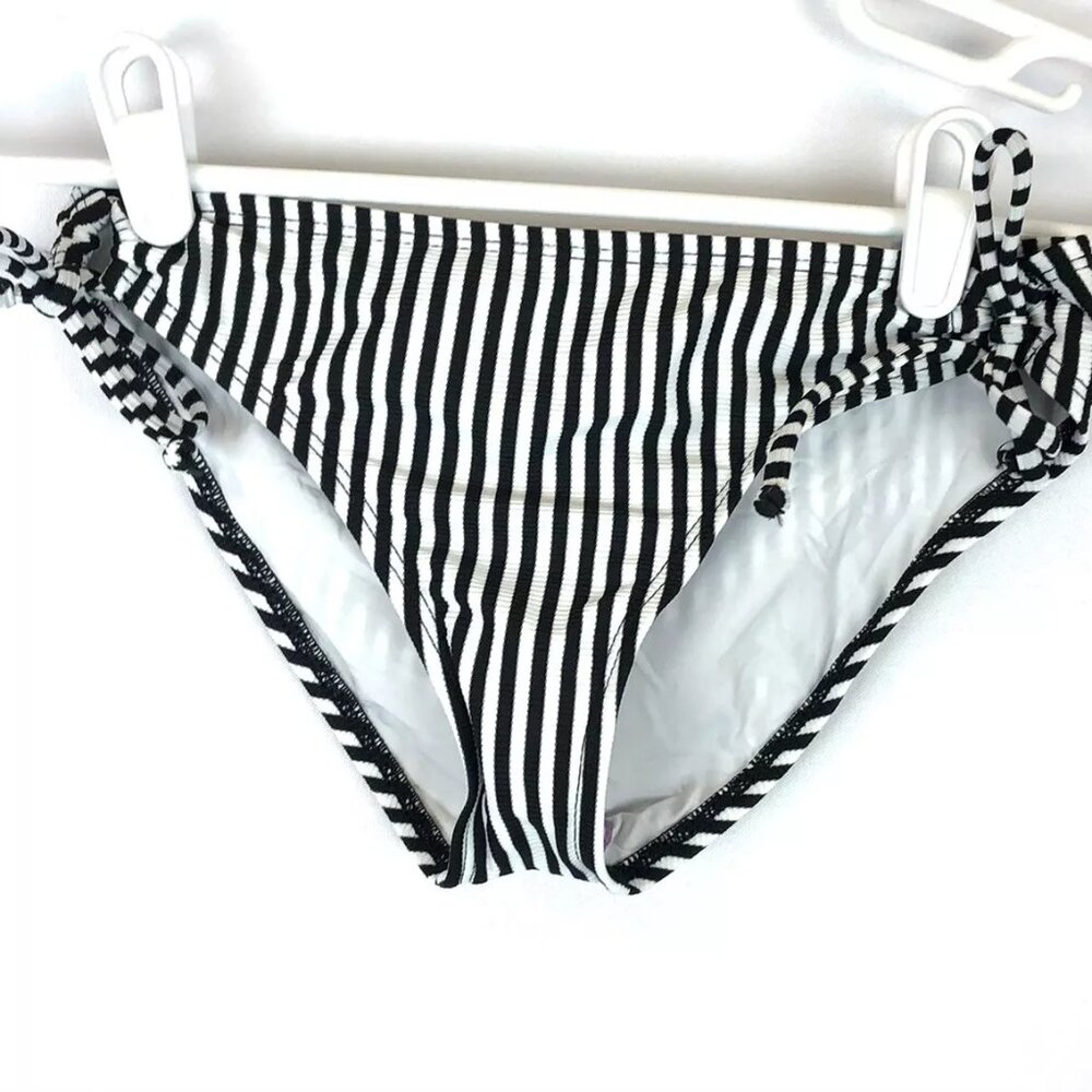 Splendid Girl’s Size 12 Black Stripe Bikini Bottom